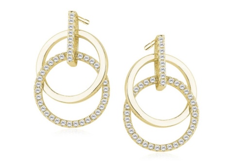 Kolczyki pozłacane 925 okręgi z cyrkoniami kolczyki-pozlacane-925-okregi-z-cyrkoniami