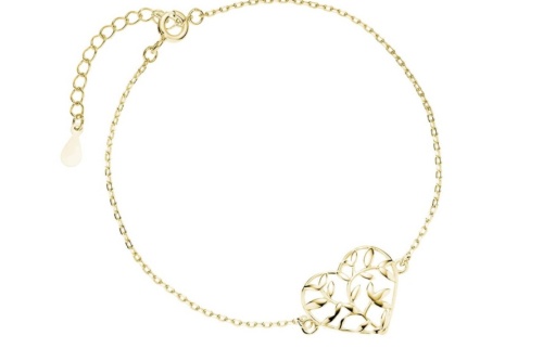 Srebrna bransoletka - serce z liśćmi 15339_-_z2047bg_498431049