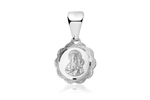 Srebrny pr. 925 medalik Matka Boska Częstochowska 18 x 10 mm srebrny-pr-925-medalik-matka-boska-czestochowska-18-x-10-mm